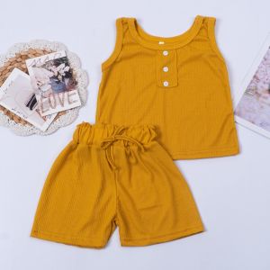 AQILA - Set Singlet Anak ANDINE RIB / Setelan Singlet Anak Perempuan