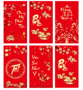 [ Deal QT ] Combo 5 Bao Lì Xì Tết Ép Kim Màu Holo 7 màu mới ⚡- Qùa tặng ý nghĩa cho năm mới