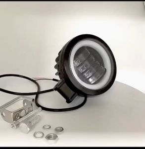 LAMPU TEMBAK DAYMAKER 4 CWL 12-80V 40WATT WORKLIGHT PLUS ANGEL EYES UNIVERSAL MOTOR MOBIL