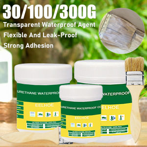 Transparent Waterproof Agent With Brush Coating Sealant Agent 30/100/300g Polyurethane Glue For Home For Roof Bathroom