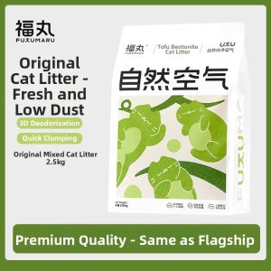 FUKUMARU | Deodorizing Mixed Tofu Corn Clay Clumping Cat Litter 10kg