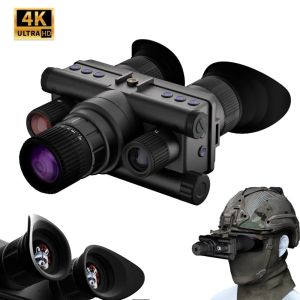 Night Vision Goggles with Head Mounted 4K Infrared Night Vision Binoculars Rechargeable Battery Tactical Z9157 for Hunting