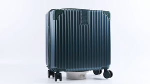 TRAVELCUL 18inch Luggage Cup Holder Suitcase Luggage 3Layer PC Material Luggage Travel Bag USB Port