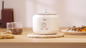 MEEVIDA Rice Cooker Multi Functional Intelligent Non Stick Ceramic Coating Touch control Anti Dry Burning Power-Off