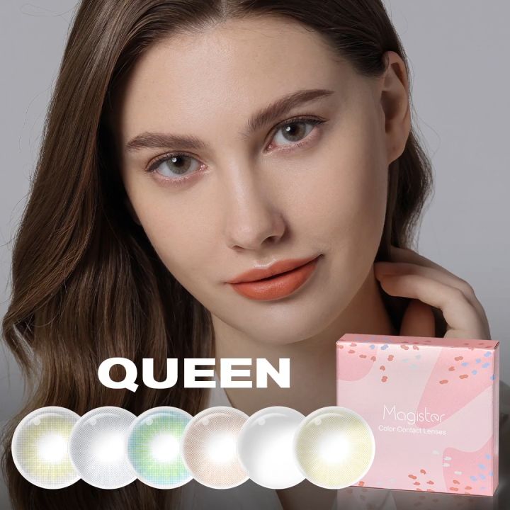 【COD&Ready Stock】（0.008.00）Magister QUEEN 14mm Contact Lens 1Pair