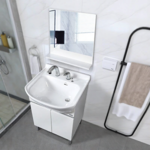 Integrated Sink Basin Bathroom Vanity Set 60cm