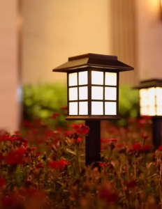 <𝙇𝙖𝙯𝙎𝙜𝙈𝙖𝙡𝙡> Outdoor Solar Pathway Flowerbed Lights Garden Lantern Ground Lawn Landscape Yard Night Lamp