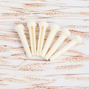 6pcs/lot 6 String Guitar Bridge Pins Plastic Bridge Pins Stringed Instruments Folk Acoustic Classic Guitar Accessories