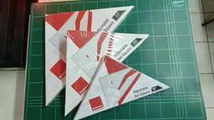 PPKK ISOMARS ไม้ฉากปรับมุม (Adjustable Set Square - Plain) ชุดไม้บรรทัดแม่แบบโค้ง ชุด 3 ชิ้น ชุดไม้บรรทัดโค้ง ไม้บรรทัดเขียนแบบ ไม้บรรทัดนกแก้ว เทมเพลท