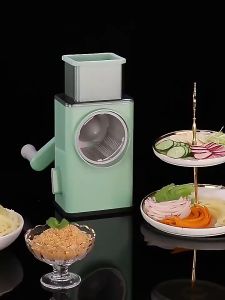[SG READY STCOK] Vegetable Slicer  High Capacity Multifunctional Kitchen Roller Slicer Garlic Slicer