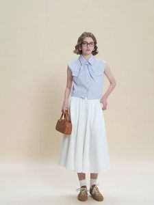 FAMANXUAN | Miu-style College A-line Long Skirt