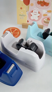 Elephant แท่นตัดเทป แท่นเทปใส ใส่เทปขนาด 1/2 นิ้ว และ 3/4 นิ้ว รุ่น M-02