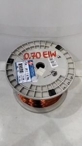 Kawat Tembaga Email 070 EIW 070 0.70 mm Gulung Dinamo Trafo Tamiya Generator Spull (per ONS)