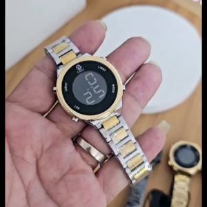 Jam Tangan Wanita Original Zirist Digital Strap Rantai Stainless Steel