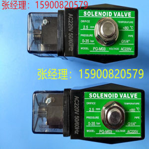 Hoyan High Pressure Solenoid Valve PG-M03 Ac380v Mist Spray Car Wash Ac220v Blow Bottle Air Compressor 0-35bar