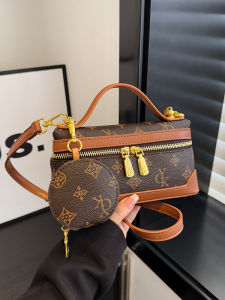 Elegant Small Box Handbag Womens Summer 2025 Fashion Lightweight Luxury Floral Mobile Phone Bag Casual Single Shoulder Bag