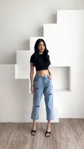 CELANA JEANS WANITA BF BOWY JEANS -SYS CLOTHIER