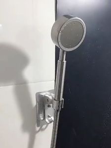 Shower Faucet Bath Shower Handheld 304 Stainless Steel Shower Nozzle Bathroom Pressurized Shower Set Toilet Multi-Function Shower Head with Hose Set - Silver