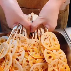Fresh Water Lotus Root Slices Spicy Hot Pot Ingredients Cold Dishes Chuanchuanxiang Haidilao