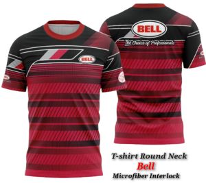 Bell T-shirt Baju Bell Round Neck Sublimation Printing