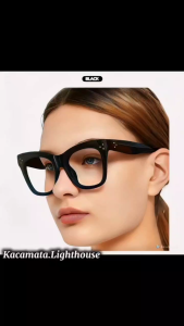 Kmb Zoey Frame Kacamata Cateye Oversize Baca Minus Antiradiasi Nyaman Ringan Tahan Lama Cocok Untuk Outfit Kasual Dan Formal