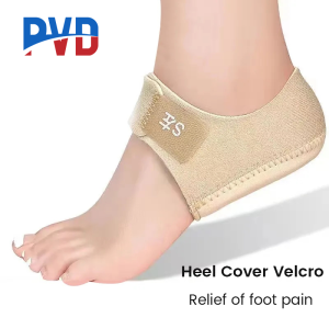 PVD 1 Pair Heel Cushions Gel Feet Skin Care Socks Heel Cups Pads Protectors Plantar Fasciitis Inserts Support Pain Relief Repair Heel Cover