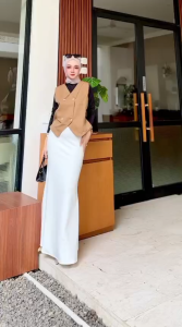 FUJI VEST / VEST BASIC WANITA / Vest SemiWoll Atasan Wanita Crop FUJI Vest Casual