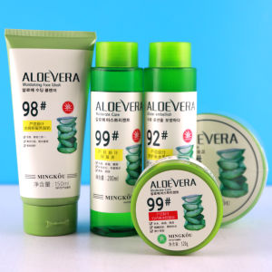 Bộ Chăm Sóc Da Mặt NiuKou Aloe Vera Hydrating Moisturizing Anti-oxidant Redness Control Oil Control Skin Barrier for Women