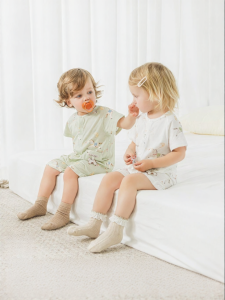 GURCOOC | Đồ Ngủ Hơi Lạnh Mùa Hè Bé Cotton Thoáng Khí