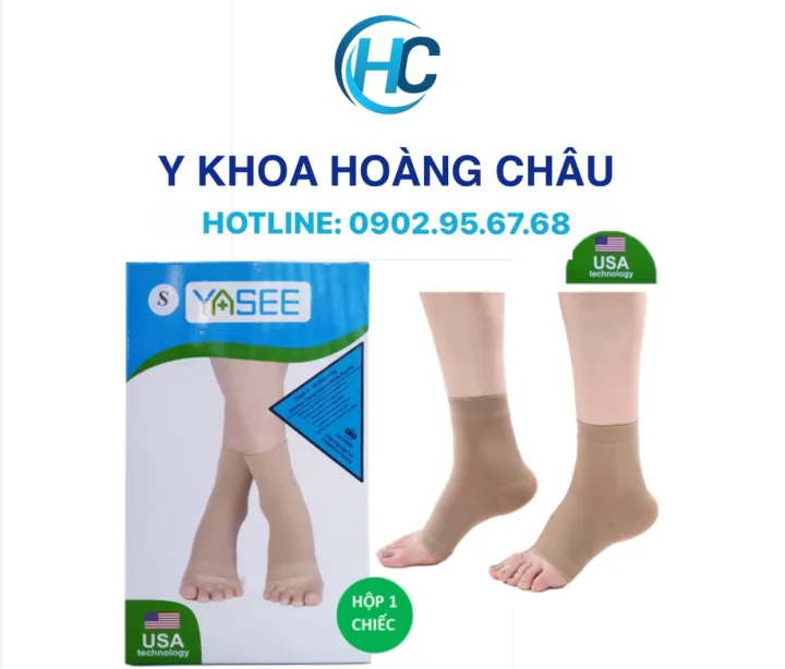 Vớ Y Khoa Bàn Chân, Gót Chân Yasee (Màu Da Hở Ngón, Hộp 1 Chiếc)