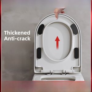 MONLEYTA | Thickened UVO Type Old Style Toilet Seat Cover Pad Cover Toilet Ring Seat Board Manleyta Brand PP Board Material With Buffer