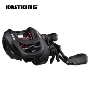 [OFFICIAL] KASTKING BRUTUS Baitcasting Reel Pancing Gulungan kiri/kanan Rangka Grafit Rasio Roda Gigi 72:1 Bantalan Bola Baja Tahan Karat Terlindung 5+1 Sistem Pengereman Magnetik 10 Tombol Tarikan Serat Karbon 8kg Gagang Aluminium