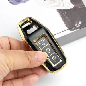 Soft TPU Car Remote Key Case Keychain For Audi Q6L E-tron A5L 2026 Audi A3 A5L Q6 A6L Q5 2025 Car Accessories Cover Fob Holder