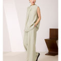 Sleeveless Versatile Linen Rayon Set. 