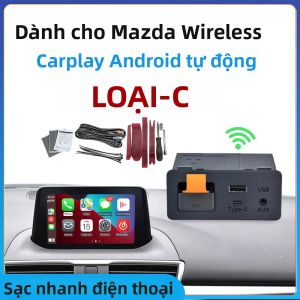 Bộ Chuyển Đổi USB Hub Tích Hợp CarPlay Và Android Auto Type-C Chính Hãng Cho Mazda 2 3 6 CX3 CX5 CX8 CX9 MX5 Demio Miata TK78669U0C Kit P2.1