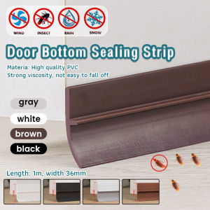 ZEO Door Bottom Sealing Strip 1m Insectproof Windproof Soundproof Window Sealing Strip