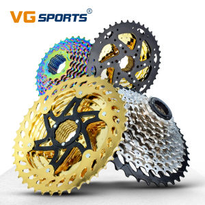 VG Sports Road Mountain Bike 8 9 10 11 12 Speed HG Cassette Flywheel Colorful Golden Sleeve