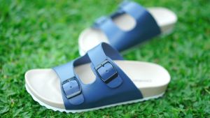 Christian Bale JENNIFER Sandal Flat Wanita Kekinian Sendal Flat Casual Cewek Korea Gesper Terbaru