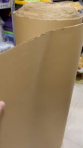 Giấy bìa carton  giấy sóng . Combo 2 tờ ( 1 tờ khổ 60cm x 1 mét ) dùng đóng gói đa năng chống va đập trầy xước sản phầm làm đồ chơi handmade ...
