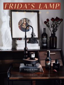Frida Black Silent Bedroom Bedside Lamp Dining Room Atmosphere Table Lamp Original Retro Aromatherapy Wax Lamp Gift