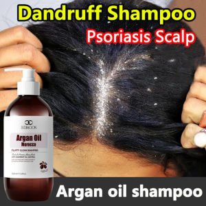 Argan Oil Dandruff Shampoo 500ml Powerful anti dandruff shampoo Anti-dandruff mite removal oil control itching relief nourishing hair