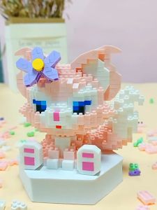 DIY Mini Block Nano Block Creative Leisure Toy Mikey Character Model Building Blocks Toy Dis ney Training Skill