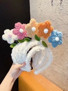 ALENADAY - Bando Anak & Dewasa Lucu Imut Bondu Bulu Hiasan Bunga Cantik Fashion Korea BND24