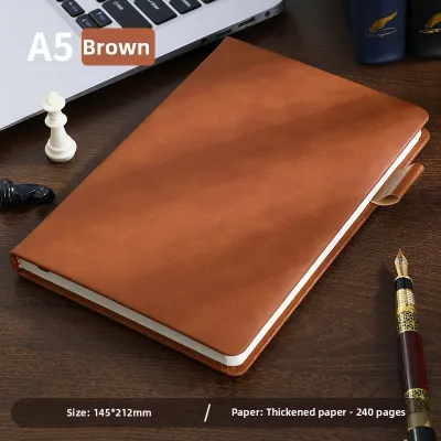 Customizable Logo Business Notebook with Pen Loop Thick