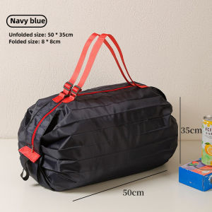 Foldable Ultra Light Shopping Bag Travel One Shoulder Portable Large Grocery Bag Supermarket Eco-friendly Shopping Bag