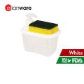 ELIANWARE Soap Dispenser box with Sponge 2 in 1 Kitchen Dishwasher Pump Dispenser Press Bekas Sabun Cuci Pinggan E-1102. 