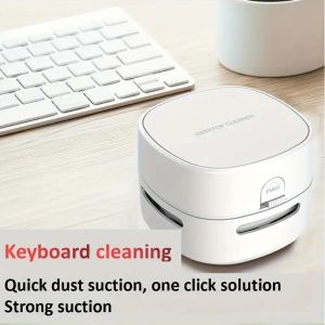 Mini desktop vacuum cleaner office desk dust tool home computer vacuum cleaner car cleaning tool giving you a clean side