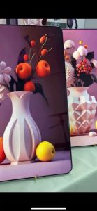 ราคาสองภาพ.insภาพวาดกรอบรูปดอกไม้จัดส่งจากกรุงเทพรวมกรอบรูปร้านโฮมออฟฟิศ กรอบรูปตกแต่งวัสดุสะท้อนแสงคุณภาพสูง