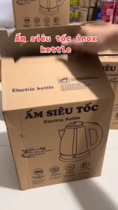 Ấm siêu tốc Inox loại lớn 18L/2.0L hâm sôi siêu nhanh - Bình siêu tốc inox tốt cho tình trạng sức khỏe người sử dụng