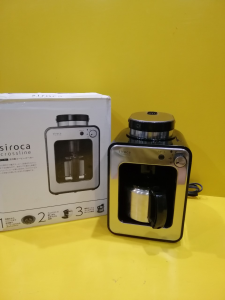 Máy xay và pha cafe tự động nội địa Nhật Siroca_Hàng nội địa Nhật đã qua sử dụng điện 100V